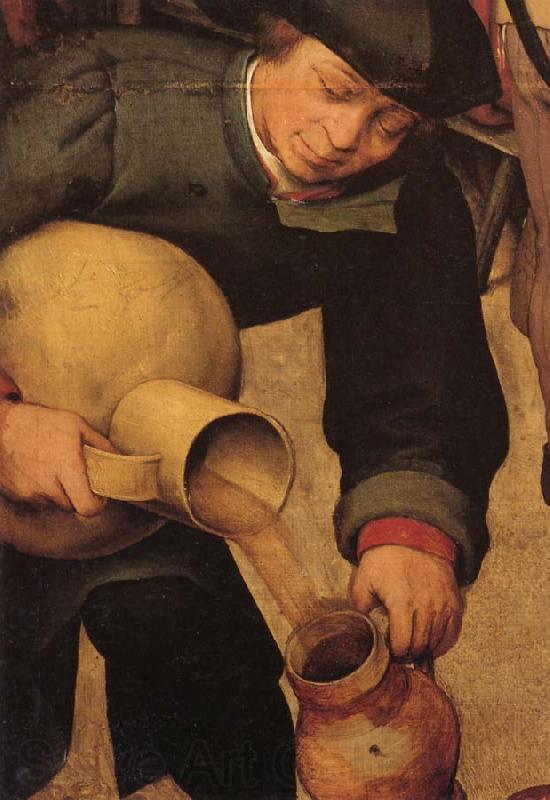 BRUEGEL, Pieter the Elder Details of Peasant Wedding Feast France oil painting art